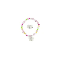 Sparkle Butterfly Bracelet & Ring Set