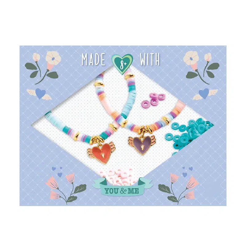 Heart Heishi Beads & Jewelry