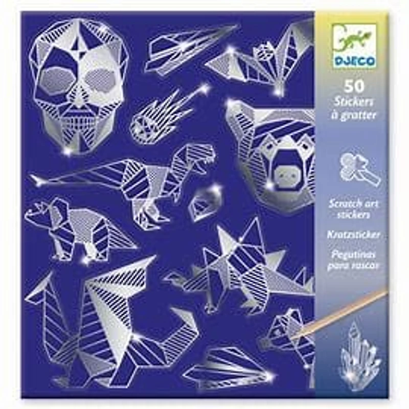 Iron Scratch Stickers