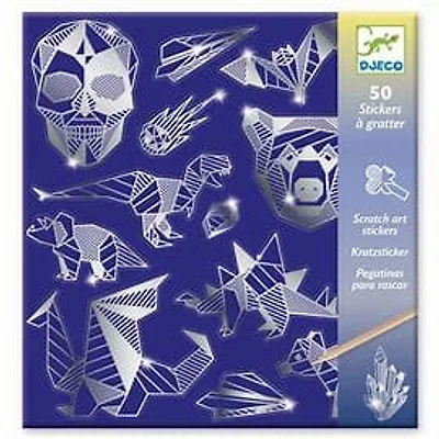 Iron Scratch Stickers