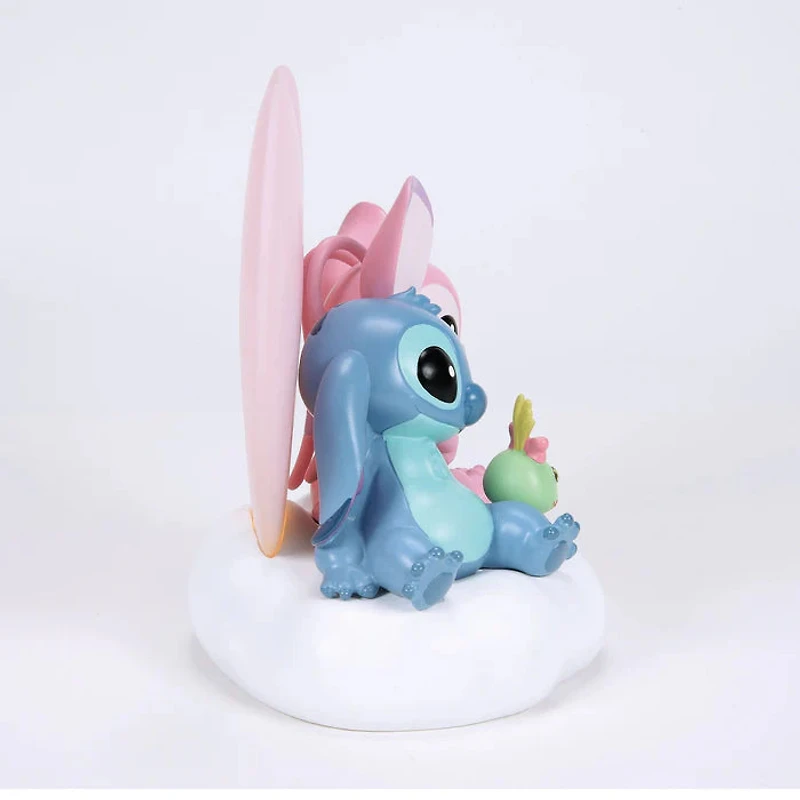 Stitch & Angela Light Up Figurine