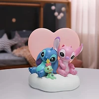 Stitch & Angela Light Up Figurine