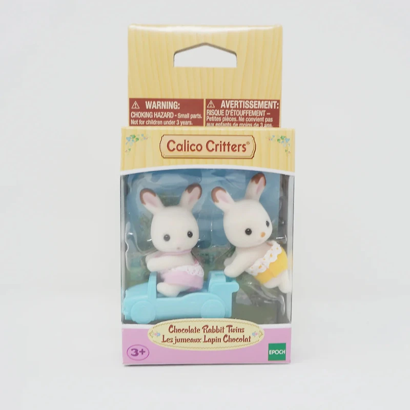 Calico Critters Chocolate Rabbit Twins