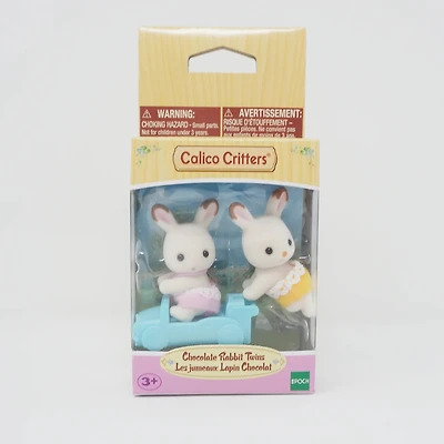 Calico Critters Chocolate Rabbit Twins