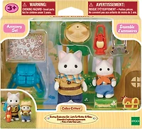 Calico Critters - Exciting Exploration Set ~Latte Cat Brother & Baby~