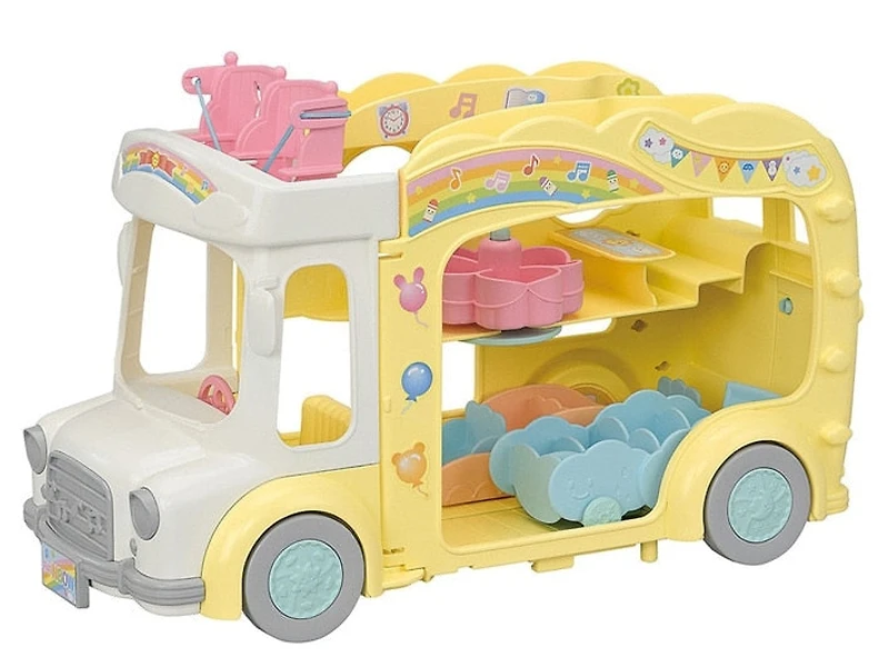 Calico Critters Rainbow Fun Nursery Bus