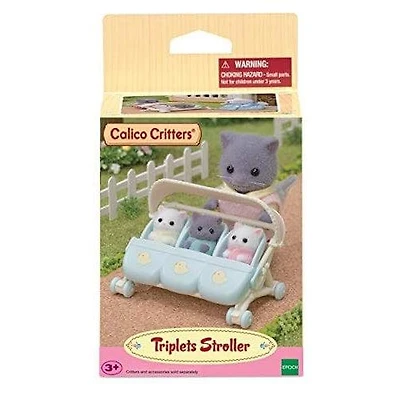 Calico Critters Triplets Stroller