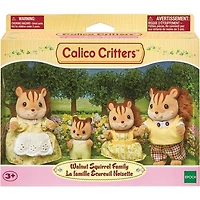 Calico Critters Walnut Squirrel Family