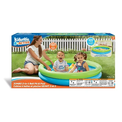 Kidoozie JUMBO 2-in-1 Ball Pit & Pool