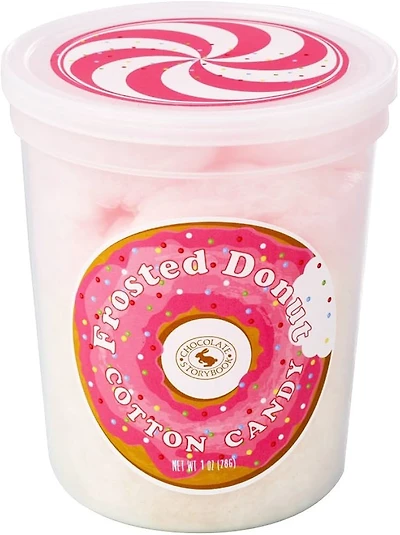 Frosted Donut Gourmet Cotton Candy