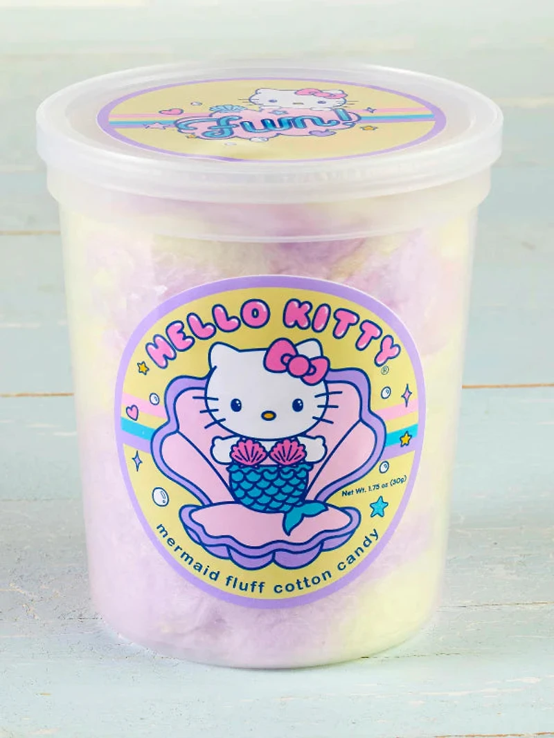 Hello Kitty Mermaid Fluff Gourmet Cotton Candy