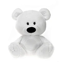 15" Sitting Bear - White