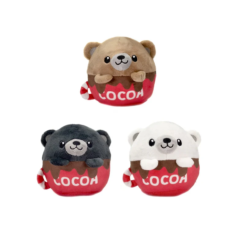 4” Bears in Cocoa Mug Plush