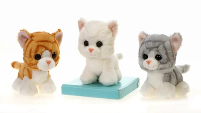 7" Floppy Beanbag Cats