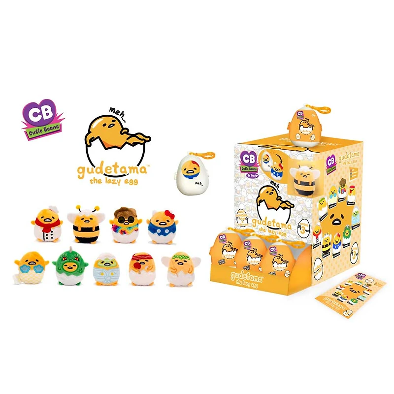 Cutie Beans - 3” Gudetama Series 3