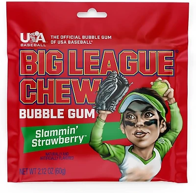 Big League Chew Slammin Strawberry