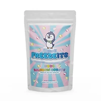FREEZEITS Freeze Dried Candy - Rainbow Bursts Crunchy Snacks Resealable Packaging 5.1oz.