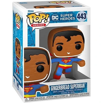 DC Comics Super Heroes - Gingerbread Superman Funko Pop! Vinyl Figure