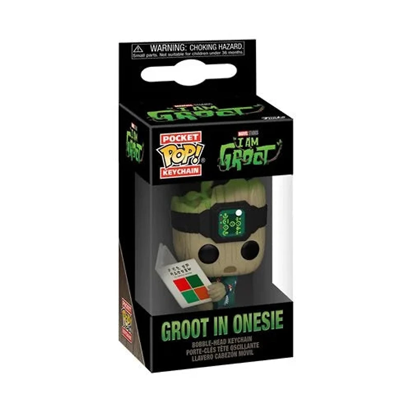 I Am Groot - Groot in Onesie Funko Pocket Pop! Key Chain
