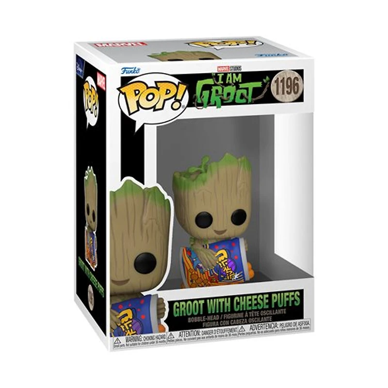 I Am Groot - Groot with Cheese Puffs Funko Pop! Vinyl Figure