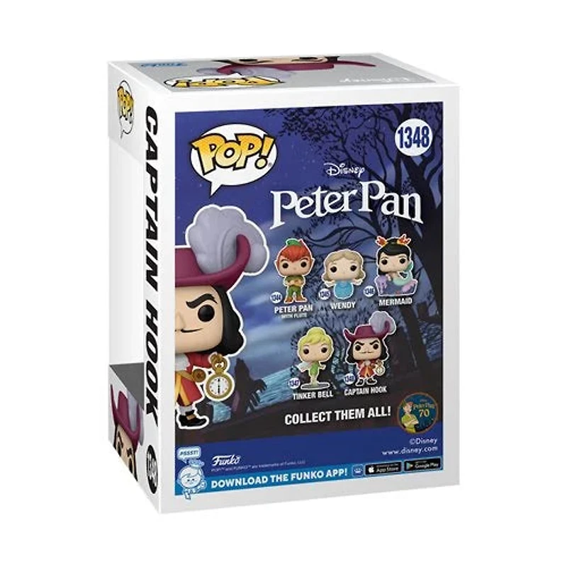 Peter Pan: 70th Anniversary - Captain Hook Funko Pop! Vinyl Figure