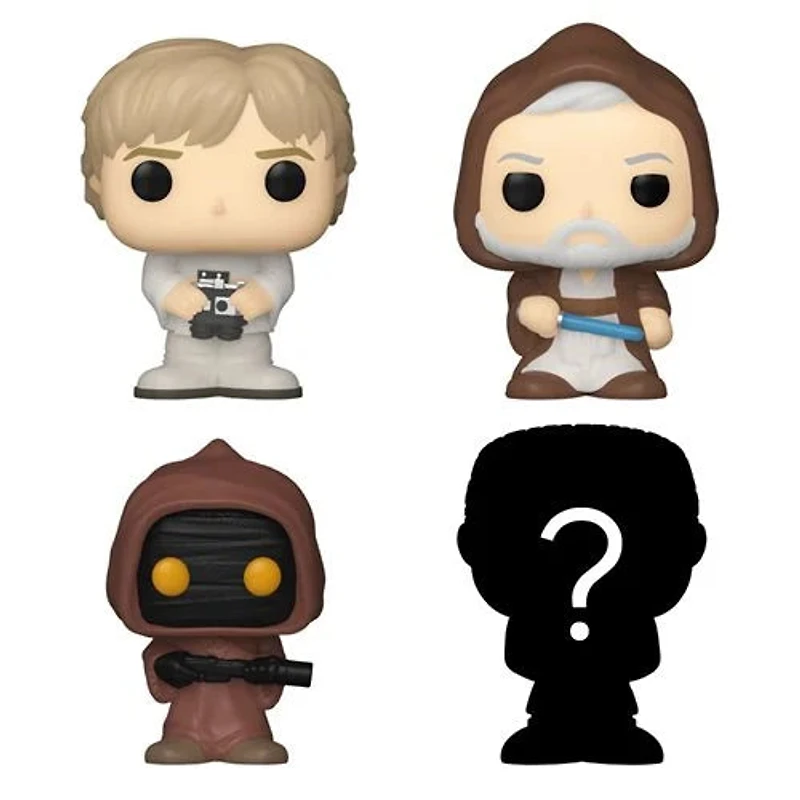 Star Wars - Luke Skywalker Bitty Funko Pop! Mini-Figure 4-Pack