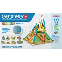 Geomag Supercolor Panels Recycled 78 Pieces