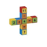 Magicube Math Building Recycled 55 Pieces