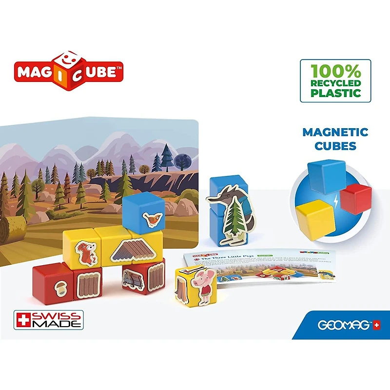 Magicube Story Building Three Little Pigs Recycled 55 Pieces