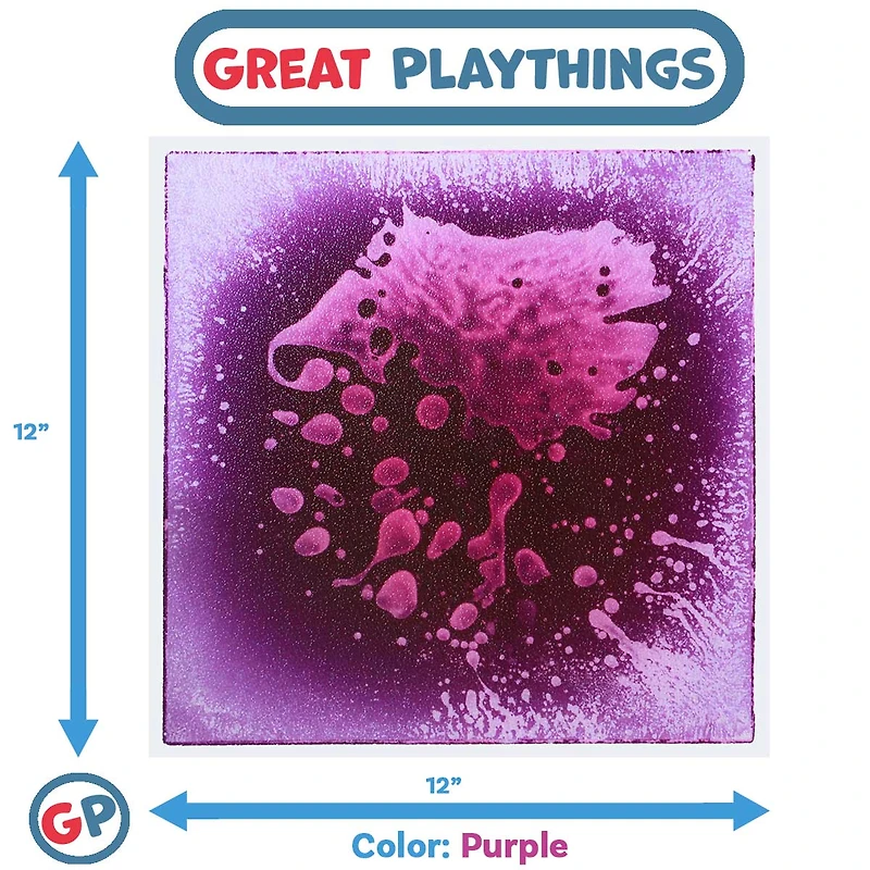 11.8" Square Liquid Sensory Floor Tile
