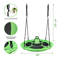 40" Flying Saucer Tree Swing