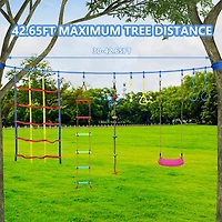 Ninja Warrior Obstacle Course with 8 accessories