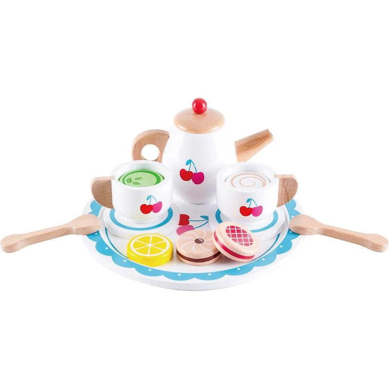 Wooden Cherry Teaset