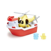 Rescue Boat and Helicopter