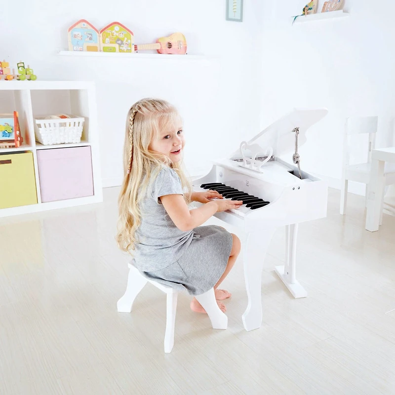Deluxe Grand Piano - White