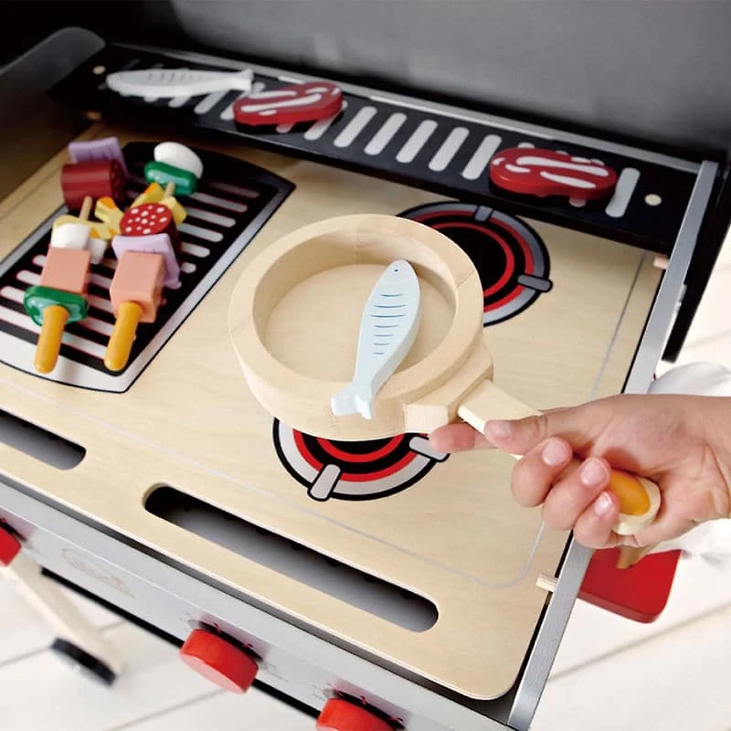 Gourmet Grill with Food