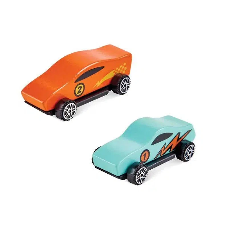 Hape Gearhead Stunt Garage Wooden High Rise Car Parking Lot