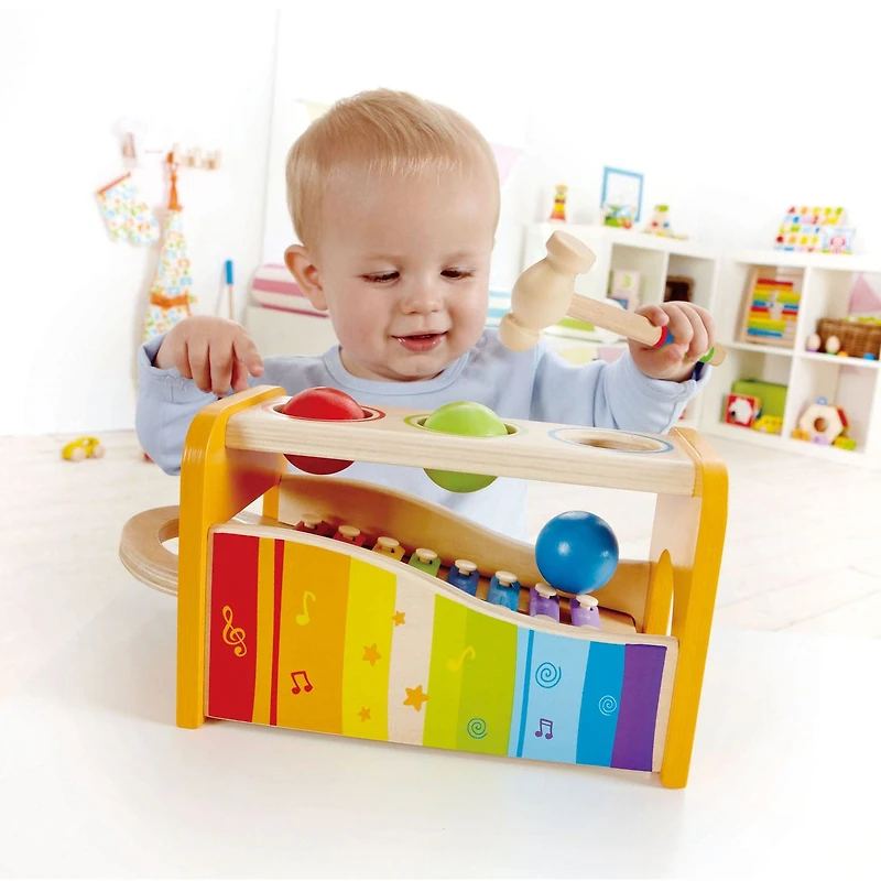 Pound & Tap Bench with Slide Out Xylophone