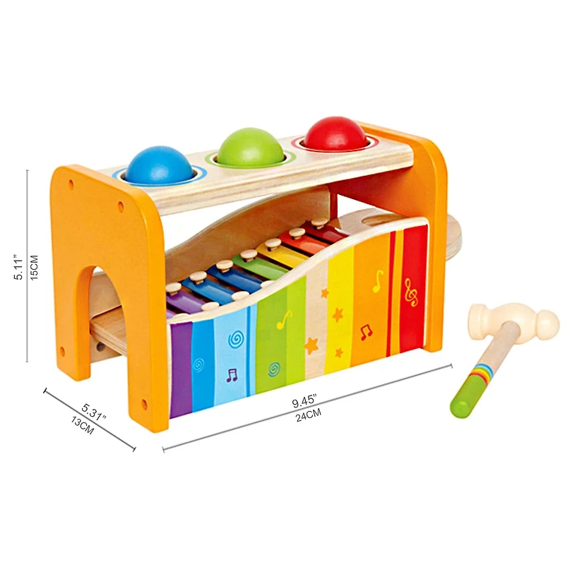 Pound & Tap Bench with Slide Out Xylophone