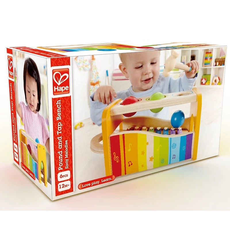 Pound & Tap Bench with Slide Out Xylophone