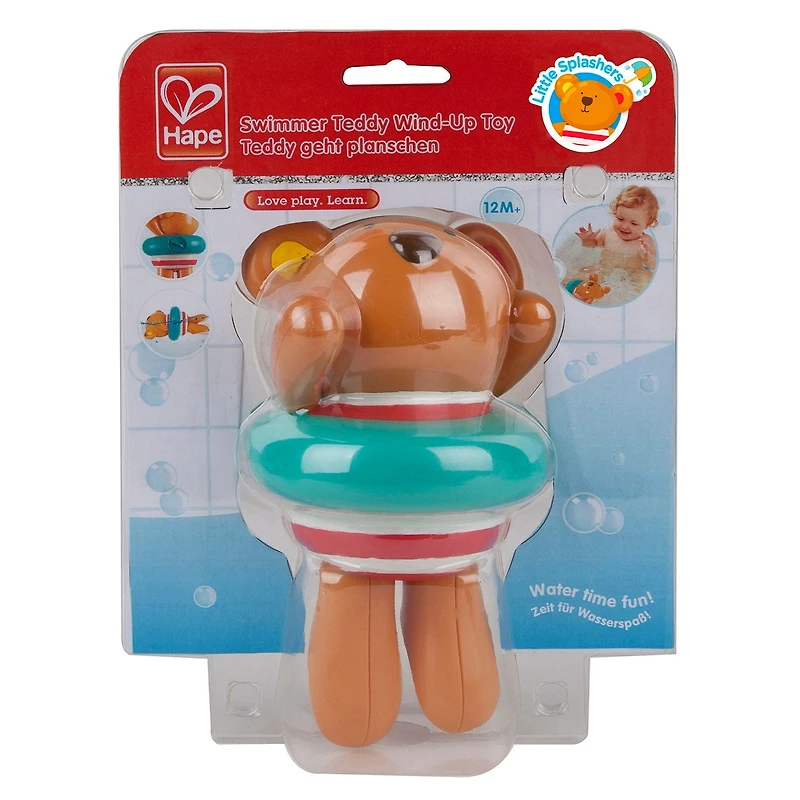 Swimmer Teddy Wind-Up Toy