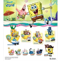 Gachapon SpongeBob SquarePants Driver's License Training Courses Collectible Playset - 4 Assorted Styles 115mm Capsule