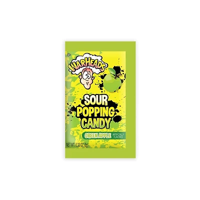 Warheads Sour Popping Candy - Green Apple