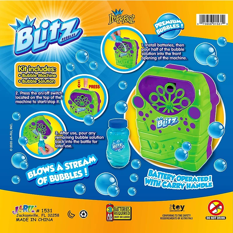 Blitz Bubble Machine