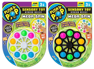 Push & Pop Sensory Toy Mega Spin