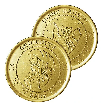 Harry Potter Gringotts Galleon 0.81 oz Milk Chocolate Coin