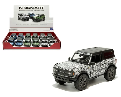 5" Diecast 2022 Ford Bronco Camo Hard Top