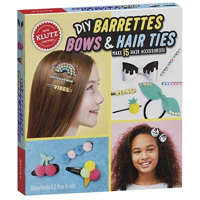 DIY Barrettes, Bows, & Hair Ties