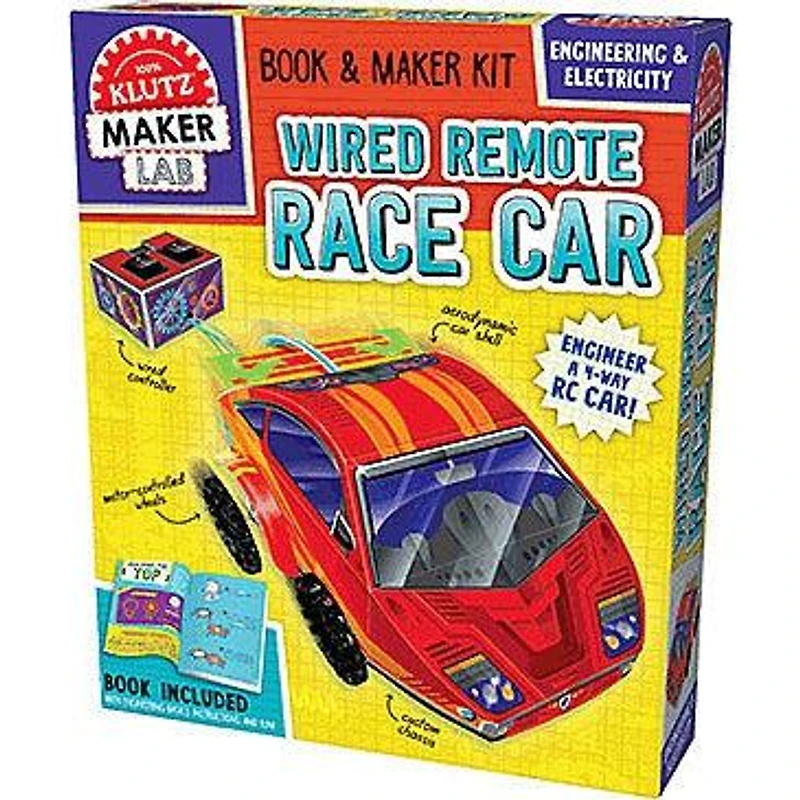 Klutz Maker Lab Wired Remote Race Car