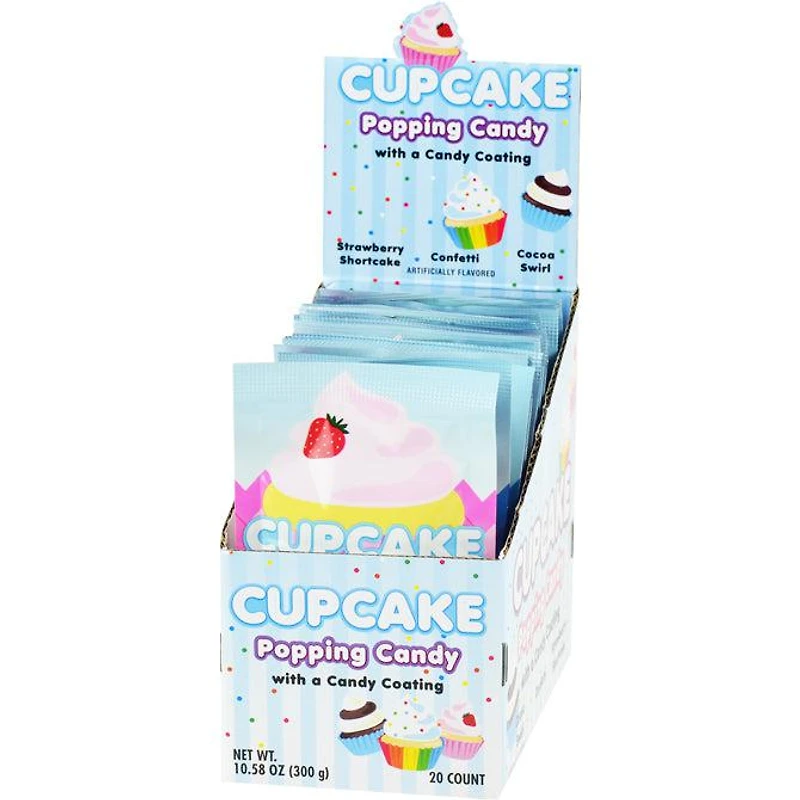 Cupcake Coated Popping Candy